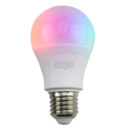 Lampe ampoule connectée WiFi RGB KONYKS Antalya Color E27