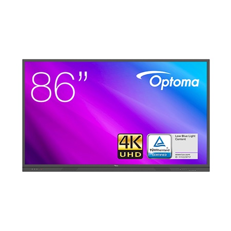 Écran Tactile Interactif 4K OPTOMA Série 3 3862RK 86'' Direct type LED