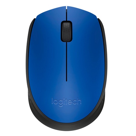 Souris optique 2 boutons et molette LOGITECH M171 bleu