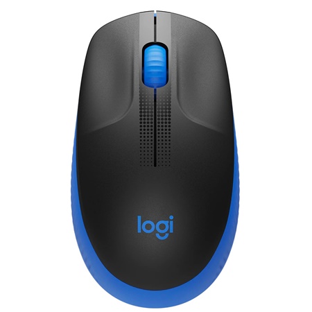 Souris optique 2 boutons et molette LOGITECH M190 Full Size bleu