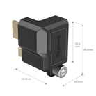 Adaptateur coudé SmallRig 3289 HDMI & USB Type-C Right-Angle 