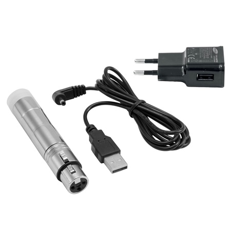 Récepteur DMX sans fil sur batterie - connecteur XLR 3pts EUROLITE