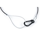 Elingue de sécurité pour projecteur Ø 2mm - Lg 65cm grande boucle