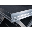 Praticable ciseaux ASD 750kg/m2 - plancher noir extérieur antidérapant