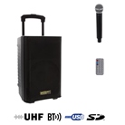 Sono portable 8'' 80W RMS avec micro HF, bluetooth, USB et SD