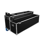 Flight-case économique Classic pour 2 écrans 75 à 85'' 