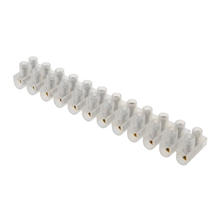 Lot de 10 barrettes domino plastique 12 points Unicrimp - MAX 6mm²