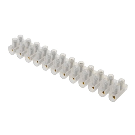 Lot de 10 barrettes domino plastique 12 points Unicrimp - MAX 12mm²