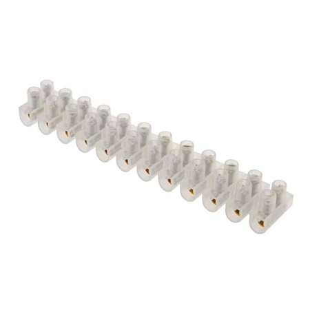 Lot de 10 barrettes domino plastique 12 points Unicrimp - MAX 16mm²