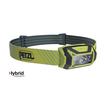 Lampe frontale Led PETZL Tikka Core Jaune avec batt. rechargeable Core