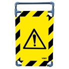 TRAVO100-TO-DAN - Toile ''Danger'' pour barrière paravent en PVC TRAVO 100 VISO