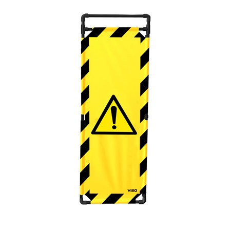 Toile ''Danger'' pour barrière paravent en PVC TRAVO 180 VISO