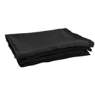 WENTEX3340-M300-N - Rideau WENTEX P&D molleton CS 300g/m² noir - Dim.(LxH): 3,3 x 4m 