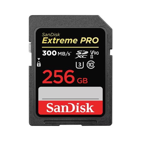 Carte mémoire SANDISK SD XC Extreme Pro UHS-II - 256Go 
