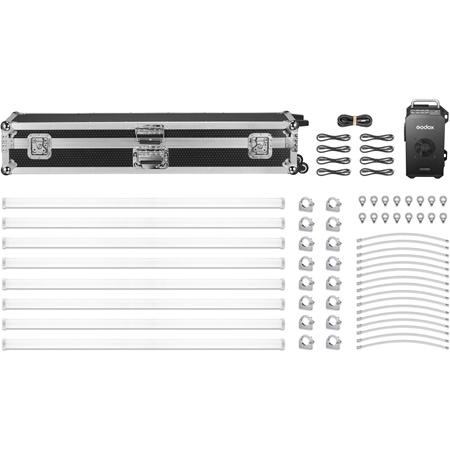 Kit de 8 tubes GODOX TP4R Knowled RGBWW Pixel Tube Light