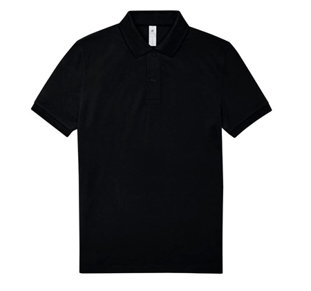 Polo en coton B&C My Polo 180 - Noir - Taille XXL