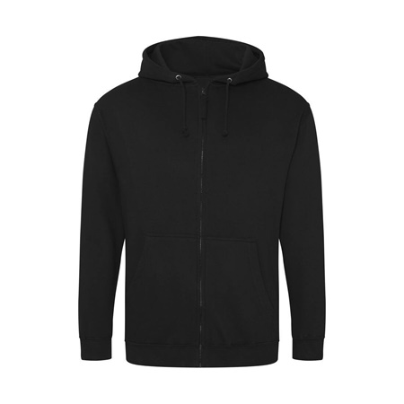 Sweat zip à capuche Hoodie Just Hoods AWDis Zoodie - Noir - Taille M