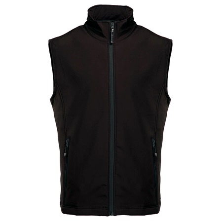 Bodywarmer Softshell 2 couches Pen Duick Gibraltar - Noir - Taille M