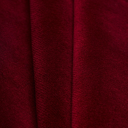 Velours polyester Trevira CS 380g/m2 M1 non feu larg 145cm - BORDEAUX