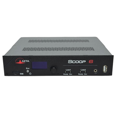 Codec de studio bi-directionnel AETA Scoop6 + accessoires