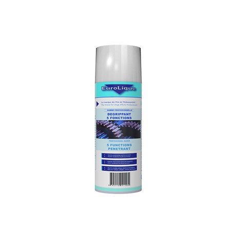 Dégrippant 5 fonctions anti-corrosion Eurolique - Aérosol 400ml