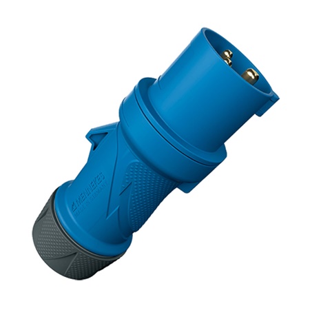 Fiche mâle P17 32A mono (2P + T) IP54 Mennekes Powertop XTRA
