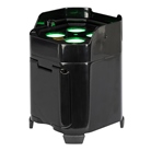 Pack 6 par led batterie ADJ 4 x 20W RGBWAUV noir Element H6