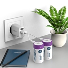 Lot de 2 piles D LR20 rechargeables en USB-C Ansmann - 6000 mAh