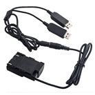 Cordon adaptateur CARUBA 2x USB - Batterie type Canon LP-E6