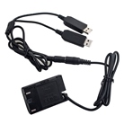 Cordon adaptateur CARUBA 2x USB - Batterie type Canon LP-E6