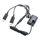 Cordon adaptateur CARUBA 2x USB - Batterie type Canon LP-E6