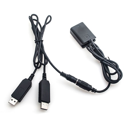 Cordon adaptateur CARUBA 2x USB - Batterie type SONY NP-FW50