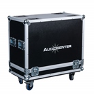 GT510-FC2BLK - Flight case Audiocenter pour 2 enceintes GT510A et GT510P