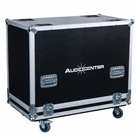 AVANDA212A-FC2BLK - Flight case Audiocenter pour 2 enceintes AVANDA 212A