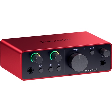 Focusrite Scarlett Solo 4th Gen - 2 in 2 out - USB-C