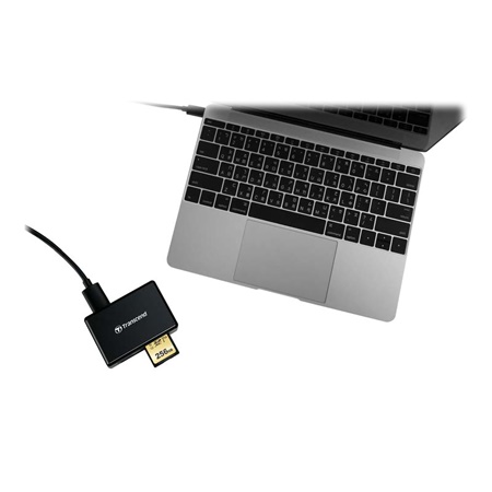 Lecteur de carte mémoire TRANSCEND TS-RDC8K2 pour SD, CF, MS