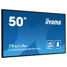 Ecran Led 4K 50'' IIYAMA ProLite LH5054UHS-B1AG