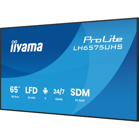 Ecran Led 4K 65'' IIYAMA ProLite LH6575UHS-B2AG
