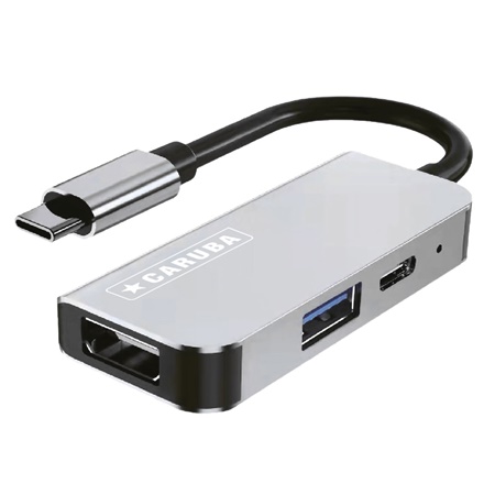 Mini Docking Station d'accueil CARUBA 3-in-1 USB-C Hub