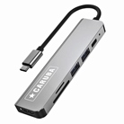 Mini Docking Station d'accueil CARUBA 6-in-1 USB-C Hub