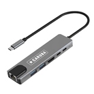 Mini Docking Station d'accueil CARUBA 6-in-1 USB-C Hub with Ethernet