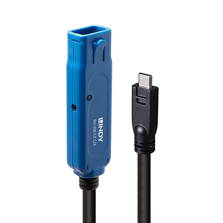 Cordon/Rallonge USB 3.2 Gen 1 Active Pro C/A LINDY - 8m - Noir 