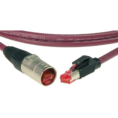 Cordon Ethernet KLOTZ RJ45 etherCON Ultra flexible Cat5e S/UTP - 3m 