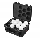 Kit en valise de 8 lampes E27 GODOX C10R KNOWLED RGBWW Creative Bulb