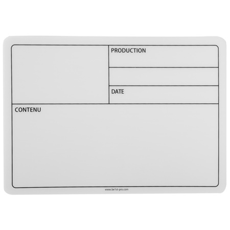 Etiquette autocollante vierge de type touring pour flight-case