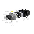 Lampe frontale Led LEDLENSER HF4R Work Noir batterie rechargeable 