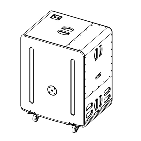 Plateau à roulette pour caisson de basse L20 Nexo