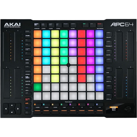 Contrôleur Ableton 8x8 pads, 8 bandes tactiles, CV/Gate APC64 AKAI PRO