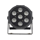 PAR led compact 7 x 15W RGBWAUV + télécommande IR Flash