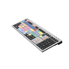 Clavier Adobe Premiere Pro CC Logickeyboard PC Slimline Silver